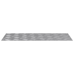 Σκαλοπάτι Ορθογώνιος 4 pcs Ασημί 70 x 30 cm Αλουμίνιο - Pakobazaar