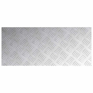 Σκαλοπάτι Ορθογώνιος 4 pcs Ασημί 70 x 30 cm Αλουμίνιο - Pakobazaar