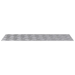 Σκαλοπάτι Ορθογώνιος 4 pcs Ασημί 80 x 30 cm Αλουμίνιο - Pakobazaar