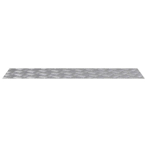 Σκαλοπάτι Ορθογώνιος 2 pcs Ασημί 100 x 30 cm Αλουμίνιο - Pakobazaar