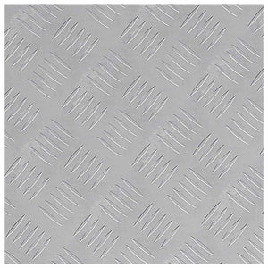 Σκαλοπάτι τετράγωνο 4 pcs Ασημί 40 x 40 cm Αλουμίνιο - Pakobazaar