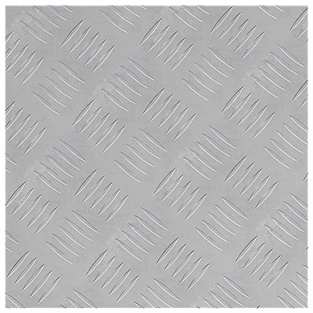 Σκαλοπάτι τετράγωνο 2 pcs Ασημί 40 x 40 cm Αλουμίνιο - Pakobazaar