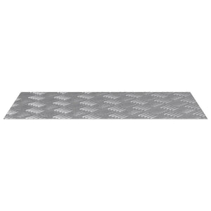 Σκαλοπάτι Ορθογώνιος 2 pcs Ασημί 70 x 40 cm Αλουμίνιο - Pakobazaar