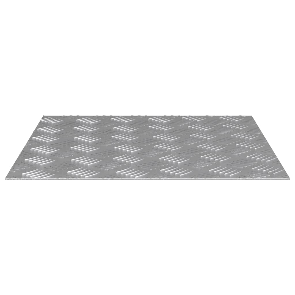 Σκαλοπάτι τετράγωνο 4 pcs Ασημί 50 x 50 cm Αλουμίνιο - Pakobazaar