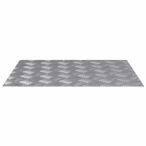 Σκαλοπάτι Ορθογώνιος 2 pcs Ασημί 60 x 50 cm Αλουμίνιο - Pakobazaar