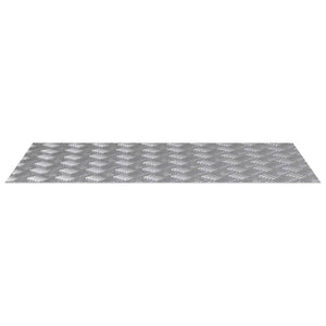 Σκαλοπάτι Ορθογώνιος 2 pcs Ασημί 90 x 50 cm Αλουμίνιο - Pakobazaar