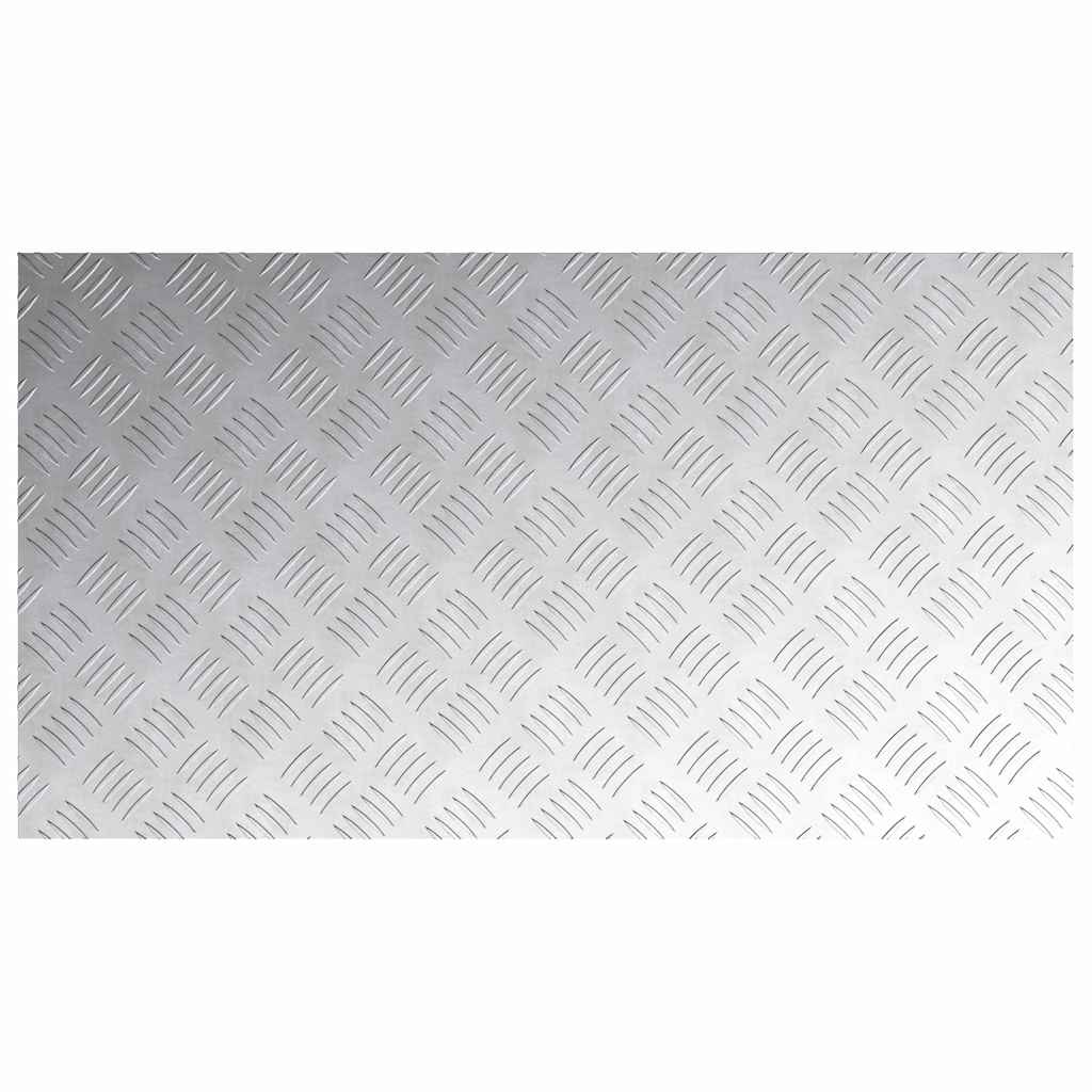 Σκαλοπάτι Ορθογώνιος 2 pcs Ασημί 90 x 50 cm Αλουμίνιο - Pakobazaar