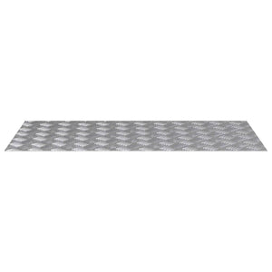 Σκαλοπάτι Ορθογώνιος 2 pcs Ασημί 100 x 50 cm Αλουμίνιο - Pakobazaar