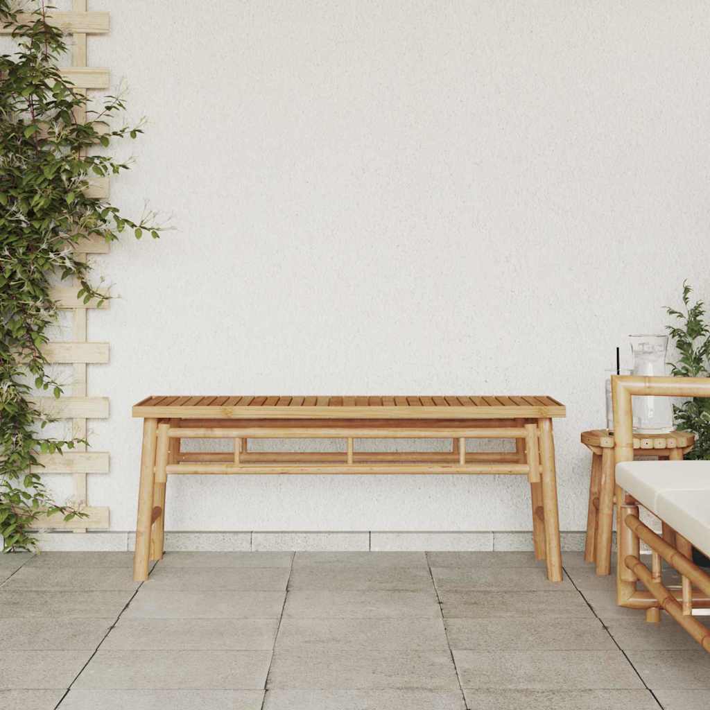 παγκάκι Καφέ 110 x 38 x 45 cm Μπαμπού - Pakobazaar