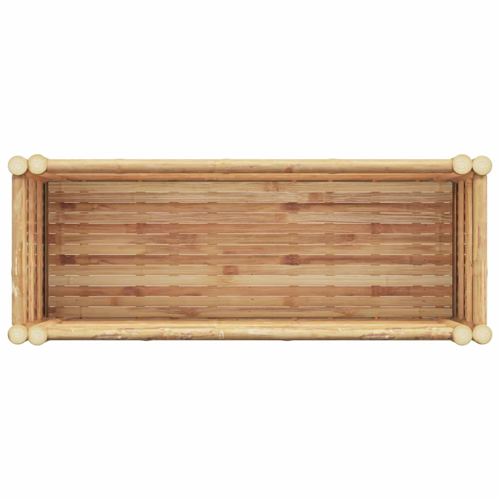 Ανεβασμένο Κρεβάτι Καφέ 90 x 35 x 70 εκ. Μπαμπού