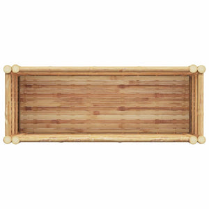 Ανεβασμένο Κρεβάτι Καφέ 90 x 35 x 70 εκ. Μπαμπού