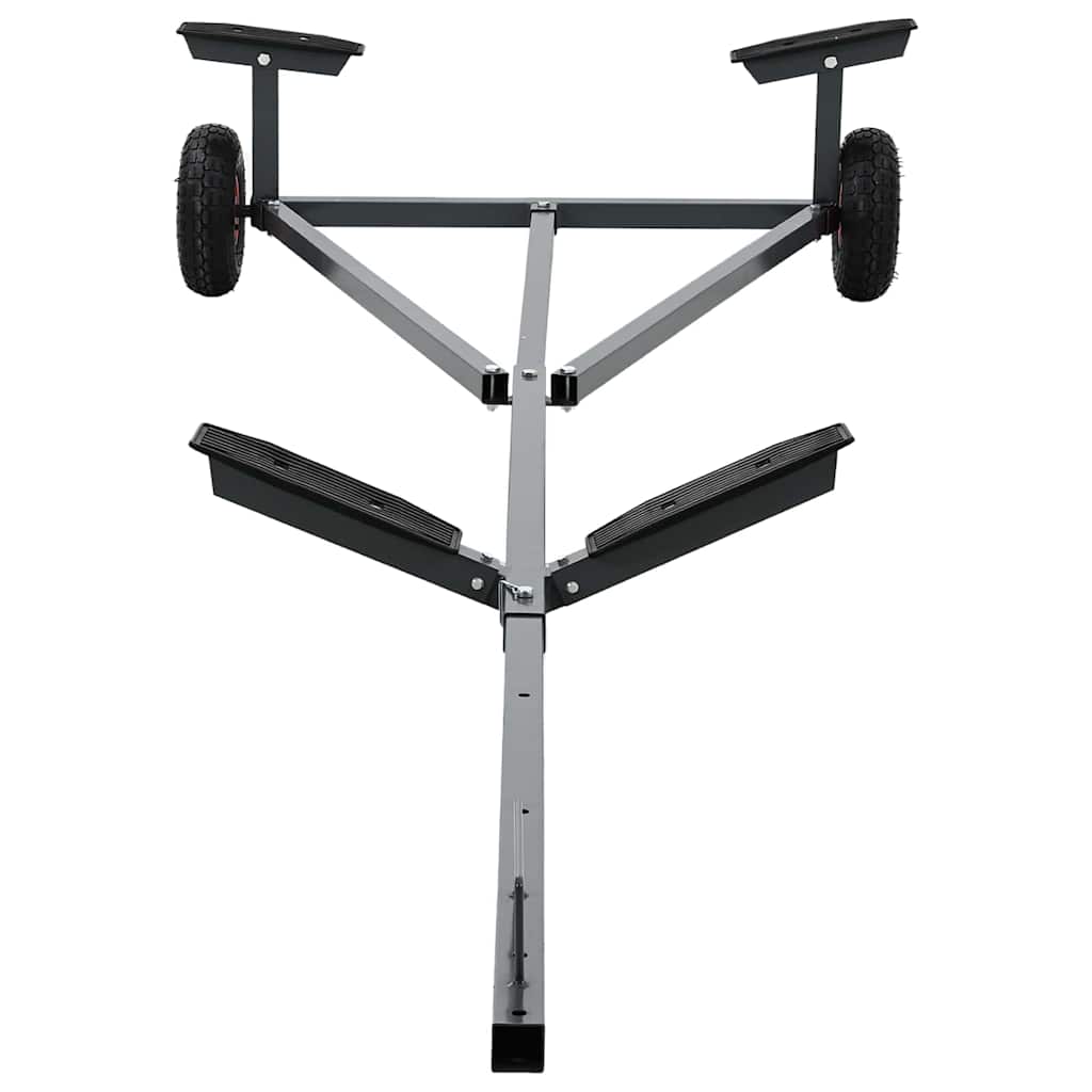 Τρέιλερ Σκάφους Ασημί 302 x 107 x 42 εκ. Ατσάλι - Pakobazaar