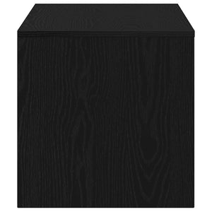 ντουλάπι τηλεόρασης  Μαύρη δρυς 100x40x40 cm Κατασκευασμένο ξύλο