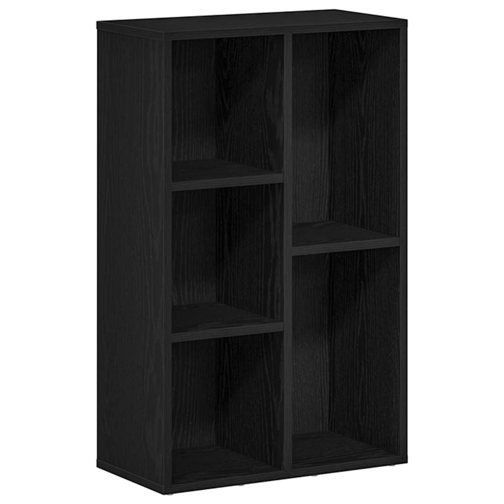 Βιβλιοθήκη Μαύρη Δρυς 50x25x80 εκ. από Τεχνητό Ξύλο - Pakobazaar