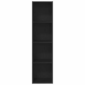 Βιβλιοθήκη Μαύρη Οξυά 143 x 30 x 36 εκ. Επεξεργασμένο ξύλο - Pakobazaar