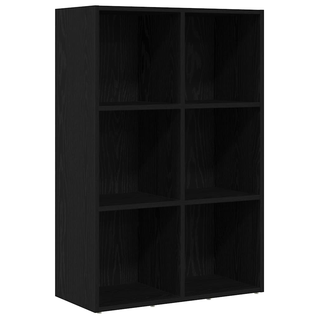 Βιβλιοθήκη Μαύρη Δρυς 66 x 30 x 98 εκ. από Τεχνητό Ξύλο - Pakobazaar
