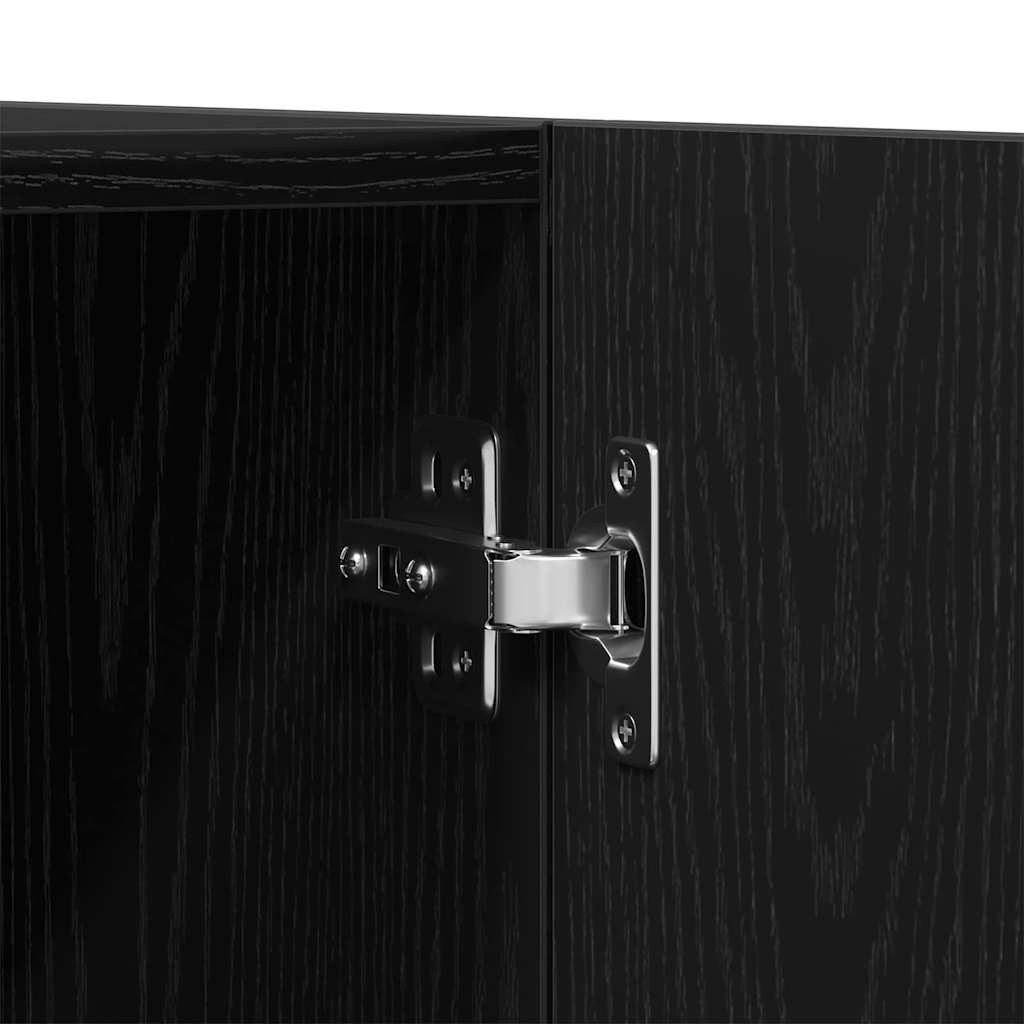 Ντουλάπι Μαύρη Οξυά 90 x 52 x 200 εκ. Επεξεργασμένο ξύλο - Pakobazaar