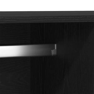 Ντουλάπι Μαύρη Οξυά 80 x 52 x 180 εκ Επεξεργασμένο ξύλο - Pakobazaar