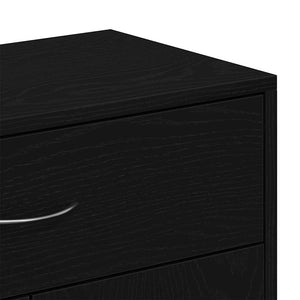 Πλαϊνό γραφείο Μαύρη Οξυά 60 x 30 x 75 cm Επεξεργασμένο Ξύλο