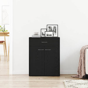Πλαϊνό γραφείο Μαύρη Οξυά 60 x 30 x 75 cm Επεξεργασμένο Ξύλο