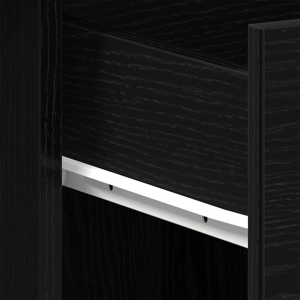 Γραφείο Μαύρη Οξυά 100 x 50 x 76 εκ. Επεξεργασμένο ξύλο