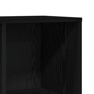 Βιβλιοθήκη Μαύρη Δρυς 98x29x97,5 εκ. από Τεχνητό Ξύλο - Pakobazaar