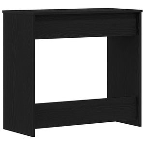 Γραφείο Μαύρη Οξυά Επεξεργασμένο Ξύλο 80 x 40 x 75 εκ.