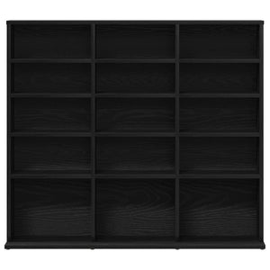 Ντουλάπι για CD Μαύρο Δρυς 100x23x89,5 εκ. από Τεχνητό Ξύλο - Pakobazaar