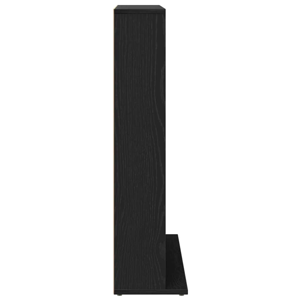 Ντουλάπι για CD Μαύρο Δρυς 100x23x89,5 εκ. από Τεχνητό Ξύλο - Pakobazaar
