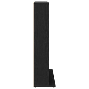 Ντουλάπι για CD Μαύρο Δρυς 100x23x89,5 εκ. από Τεχνητό Ξύλο - Pakobazaar