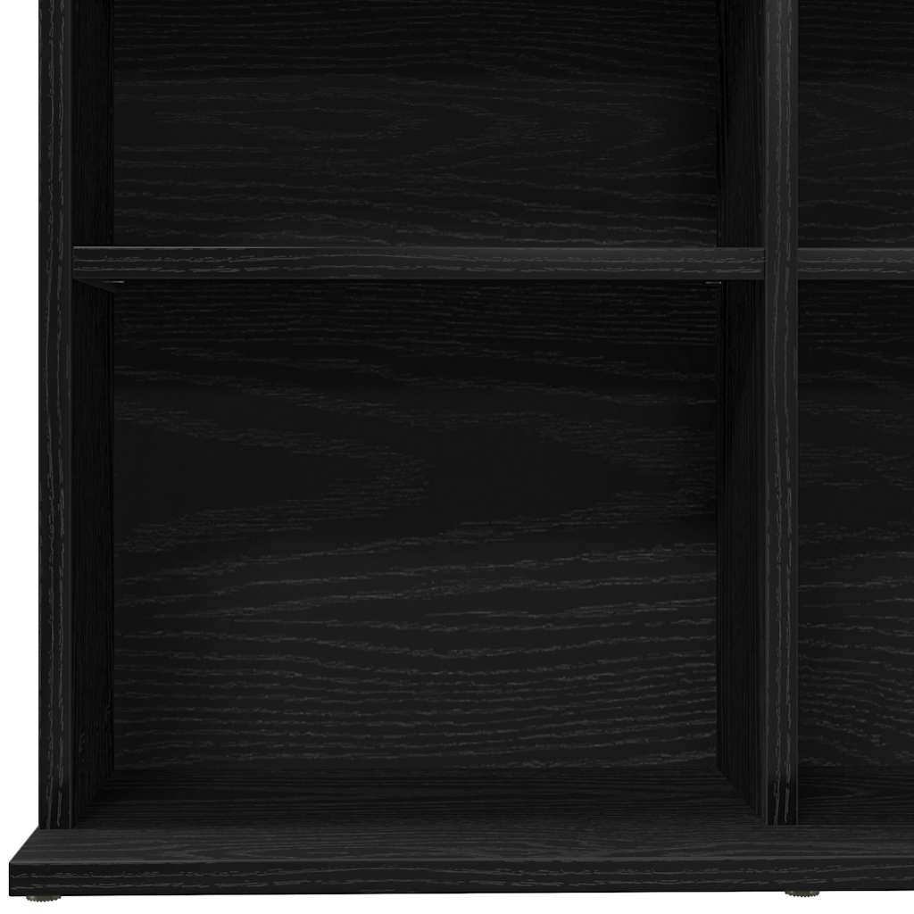 Ντουλάπι για CD Μαύρο Δρυς 100x23x89,5 εκ. από Τεχνητό Ξύλο - Pakobazaar