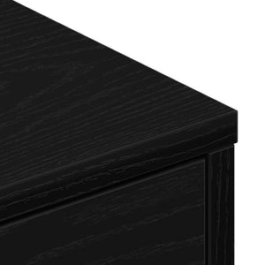 Ντουλάπι TV 80 x 34 x 36 εκ Μαύρη Οξυά Επεξεργασμένο Ξύλο