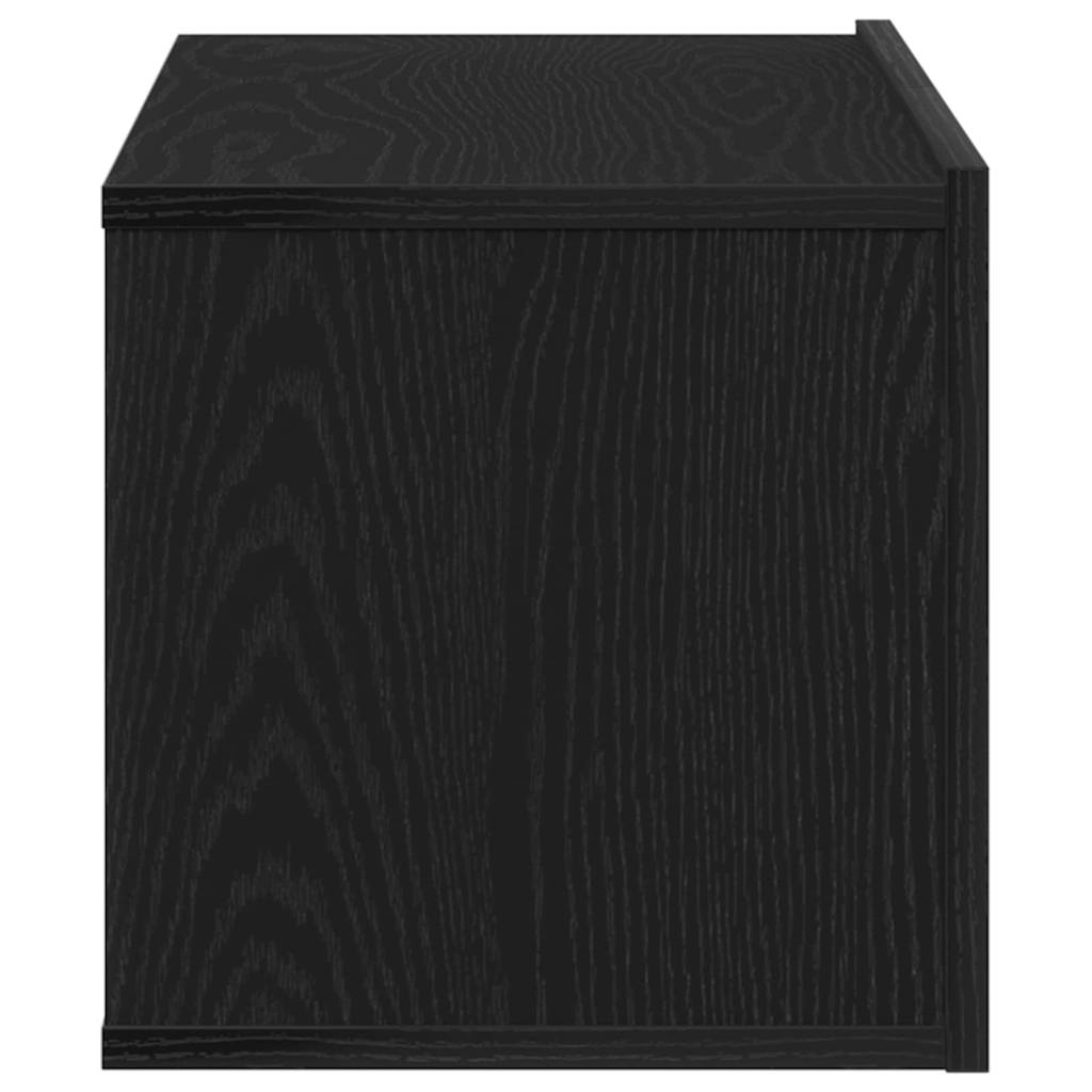 Ντουλάπι TV Μαύρη Οξυά 80 x 30 x 30 εκ Επεξεργασμένο ξύλο - Pakobazaar