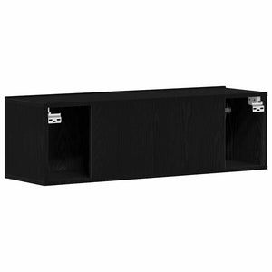 Ντουλάπι TV Μαύρη Οξυά 100 x 30 x 30 cm Επεξεργασμένο ξύλο - Pakobazaar