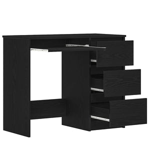 Γραφείο  Μαύρη βελανιδιά 90x45x76 cm Κατασκευασμένο ξύλο - Pakobazaar