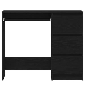 Γραφείο  Μαύρη βελανιδιά 90x45x76 cm Κατασκευασμένο ξύλο - Pakobazaar