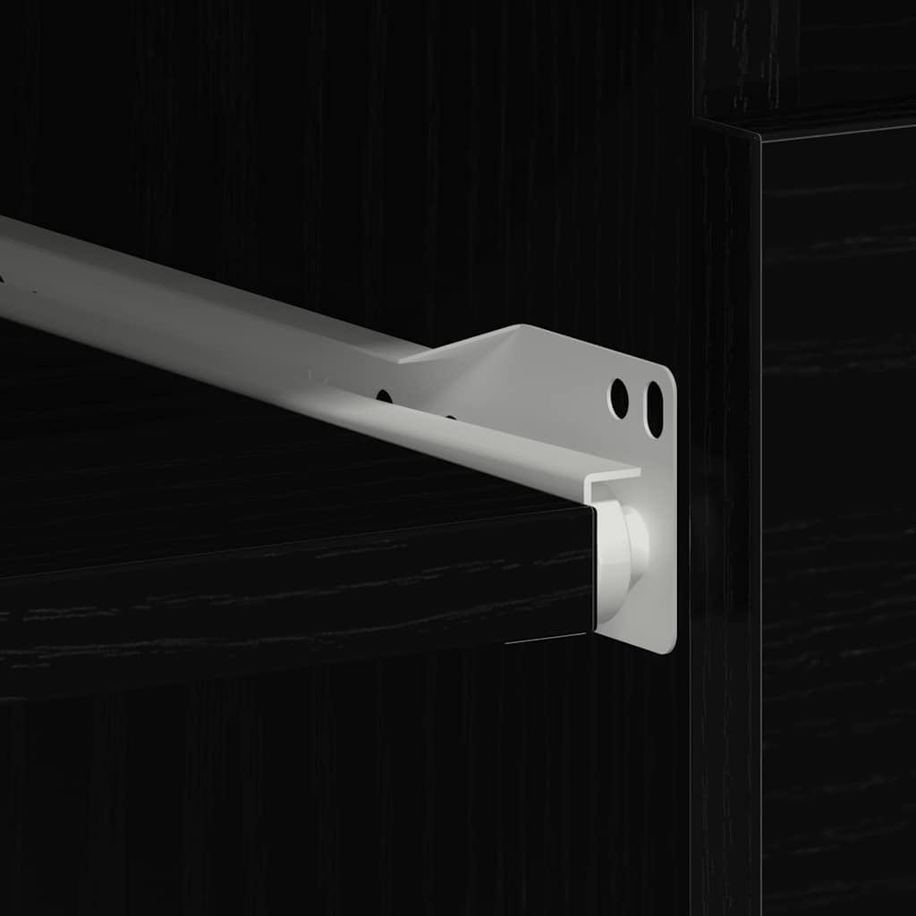 Γραφείο  Μαύρη βελανιδιά 90x45x76 cm Κατασκευασμένο ξύλο - Pakobazaar