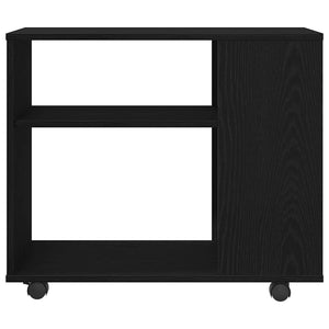 Βοηθητικό Τραπεζάκι Μαύρο Δρυς 70x35x60,5 εκ. από Τεχνητό Ξύλο