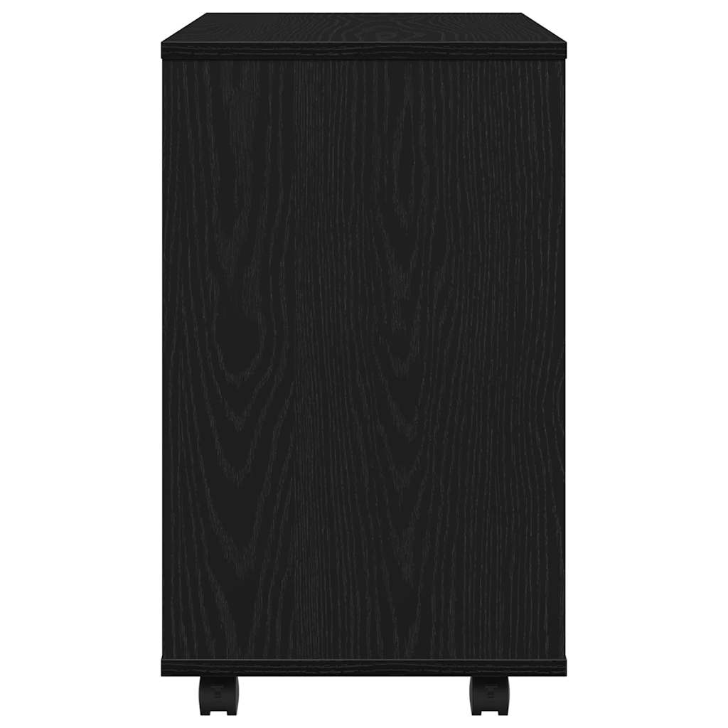 Βοηθητικό Τραπεζάκι Μαύρο Δρυς 70x35x60 εκ. από Τεχνητό Ξύλο