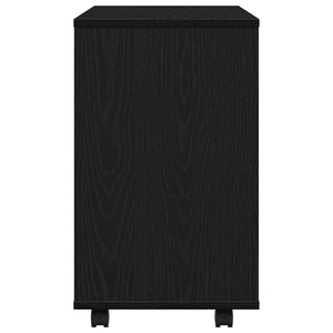 Βοηθητικό Τραπεζάκι Μαύρο Δρυς 70x35x60,5 εκ. από Τεχνητό Ξύλο