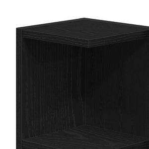 Ντουλάπα Καθρέφτη Μαύρη Δρυς 80 x 20,5 x 64 εκ