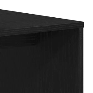 Ένθετα τραπέζια Μαύρη Οξυά 100 x 48 x 40 εκ Επεξεργασμένο Ξύλο