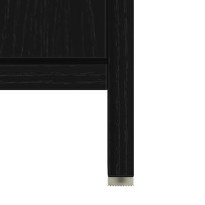 Ντουλάπι μπάνιου Μαύρη βελανιδιά 60x33x60cm Κατασκευασμένο ξύλο - Pakobazaar