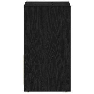 Ντουλάπι μπάνιου Μαύρη βελανιδιά 60x33x60cm Κατασκευασμένο ξύλο - Pakobazaar