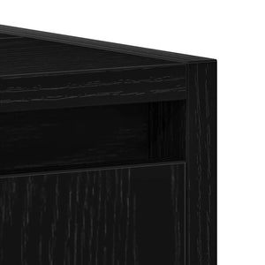 Ντουλάπι μπάνιου Μαύρη βελανιδιά 60x33x60cm Κατασκευασμένο ξύλο - Pakobazaar