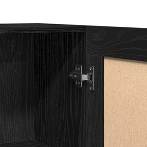 Βιβλιοθήκη Μαύρη Οξυά 82,5 x 30,5 x 80 cm Επεξεργασμένο ξύλο - Pakobazaar