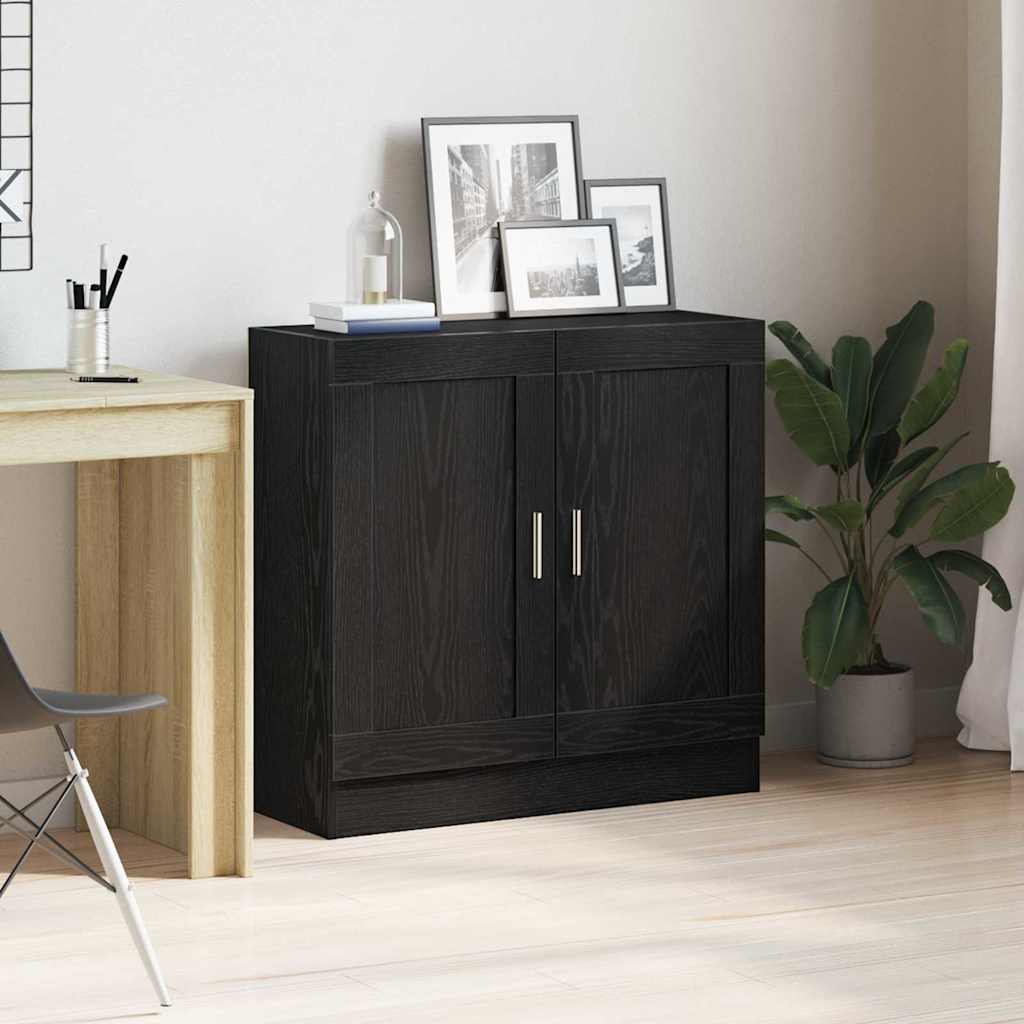 Βιβλιοθήκη Μαύρη Οξυά 82,5 x 30,5 x 80 cm Επεξεργασμένο ξύλο - Pakobazaar