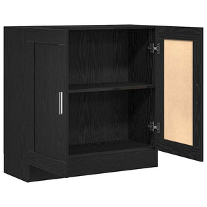 Βιβλιοθήκη Μαύρη Οξυά 82,5 x 30,5 x 80 cm Επεξεργασμένο ξύλο - Pakobazaar