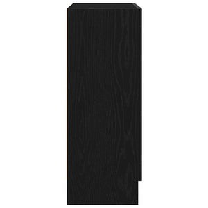 Βιβλιοθήκη Μαύρη Οξυά 82,5 x 30,5 x 80 cm Επεξεργασμένο ξύλο - Pakobazaar