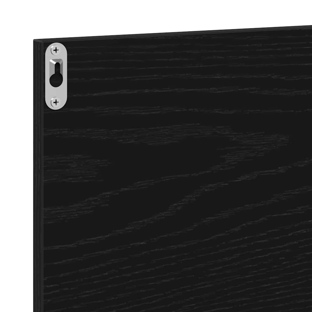 Επιτραπέζιο Καθρέφτη με ράφι Μαύρη Οξυά 60 x 10,5 x 37 cm